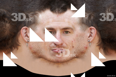 Male head texture