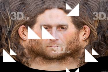 Male head texture