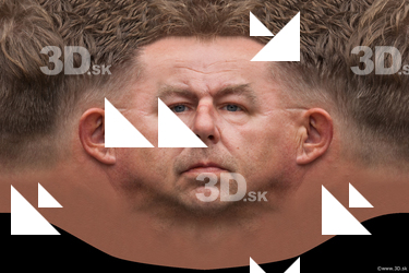 Male head texture