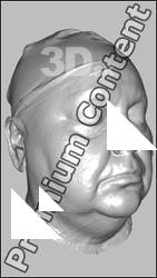 Female head 3D scan - Zofie