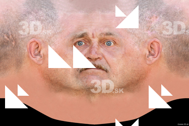 Male head texture