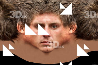Male head texture
