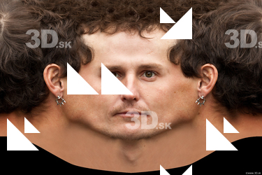 Male head texture