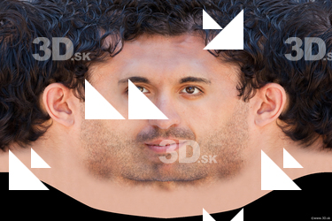 Male head texture
