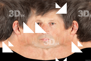 Male head texture