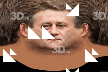 Male head texture