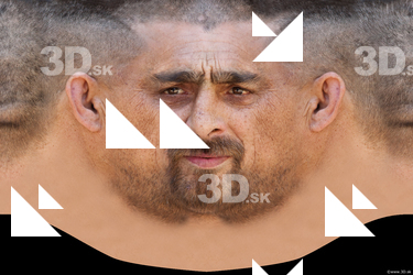 Male head texture
