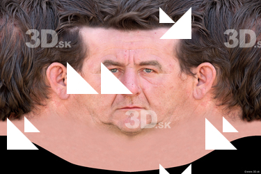 Male head texture
