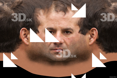 Male head texture