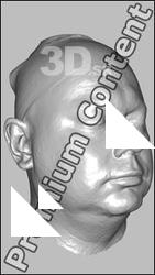 Male head 3D scan - Jiri