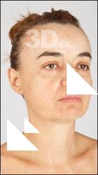 Female head photo textures # 1