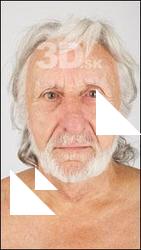 Male head photo textures # 1