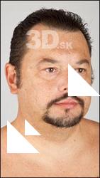 Male head photo textures # 4