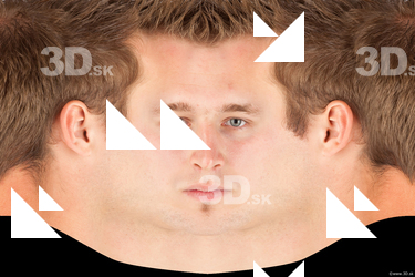 Male head texture