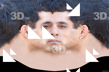 Male head texture