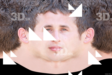 Male head texture
