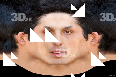 Male head texture