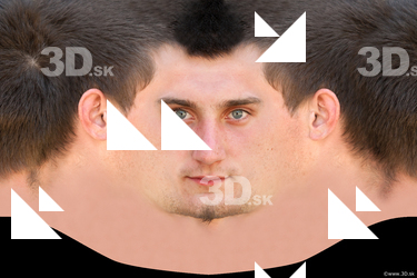 Male head texture