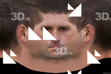 Male head texture