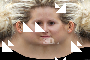 Female head texture