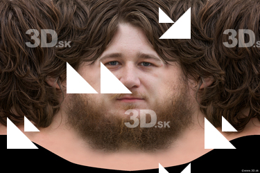 Male head texture