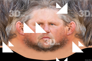 Male head texture