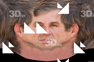 Male head texture