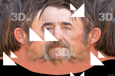 Male head texture