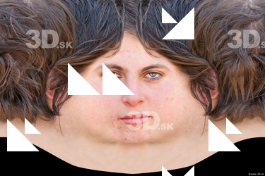 Female head texture