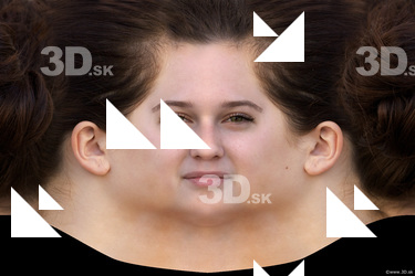 Female head texture