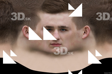 Male head texture