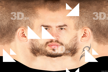 Male head texture