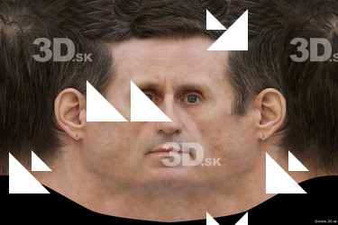 Male head texture