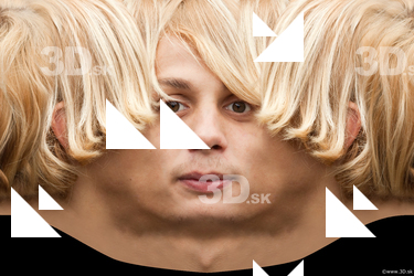 Male head texture