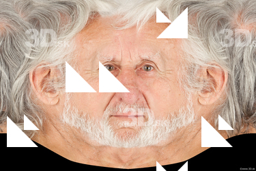 Male head texture