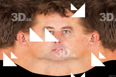 Male head texture