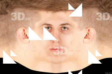 Male head texture
