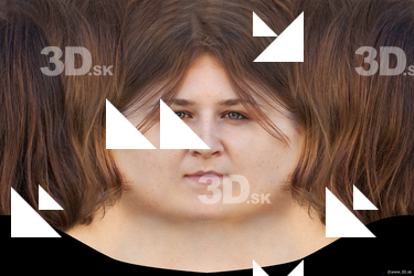 Female head texture