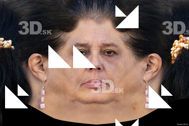 Female head texture