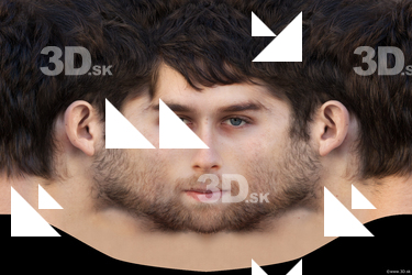 Male head texture