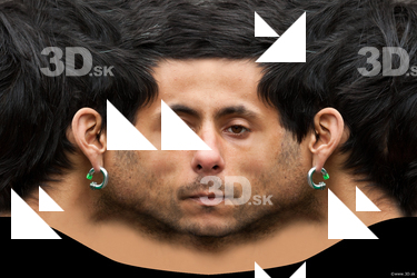 Male head texture