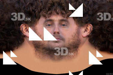 Male head texture