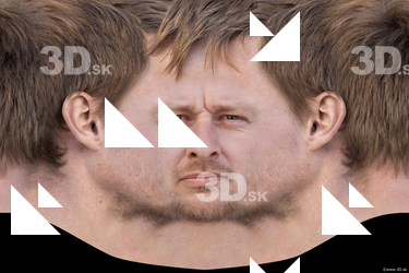 Male head texture