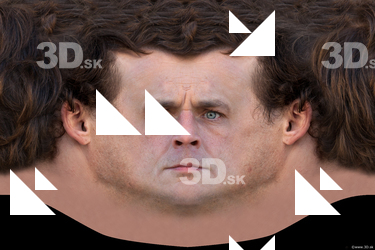 Male head texture