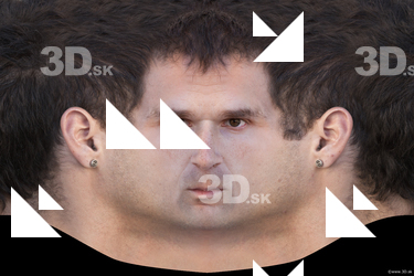 Male head texture
