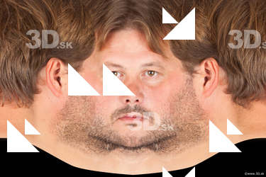 Male head texture