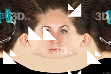 Female head texture