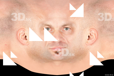 Male head texture