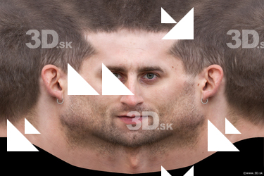 Male head texture
