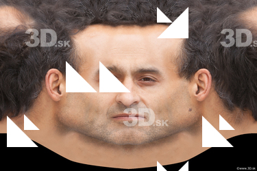 Male head texture